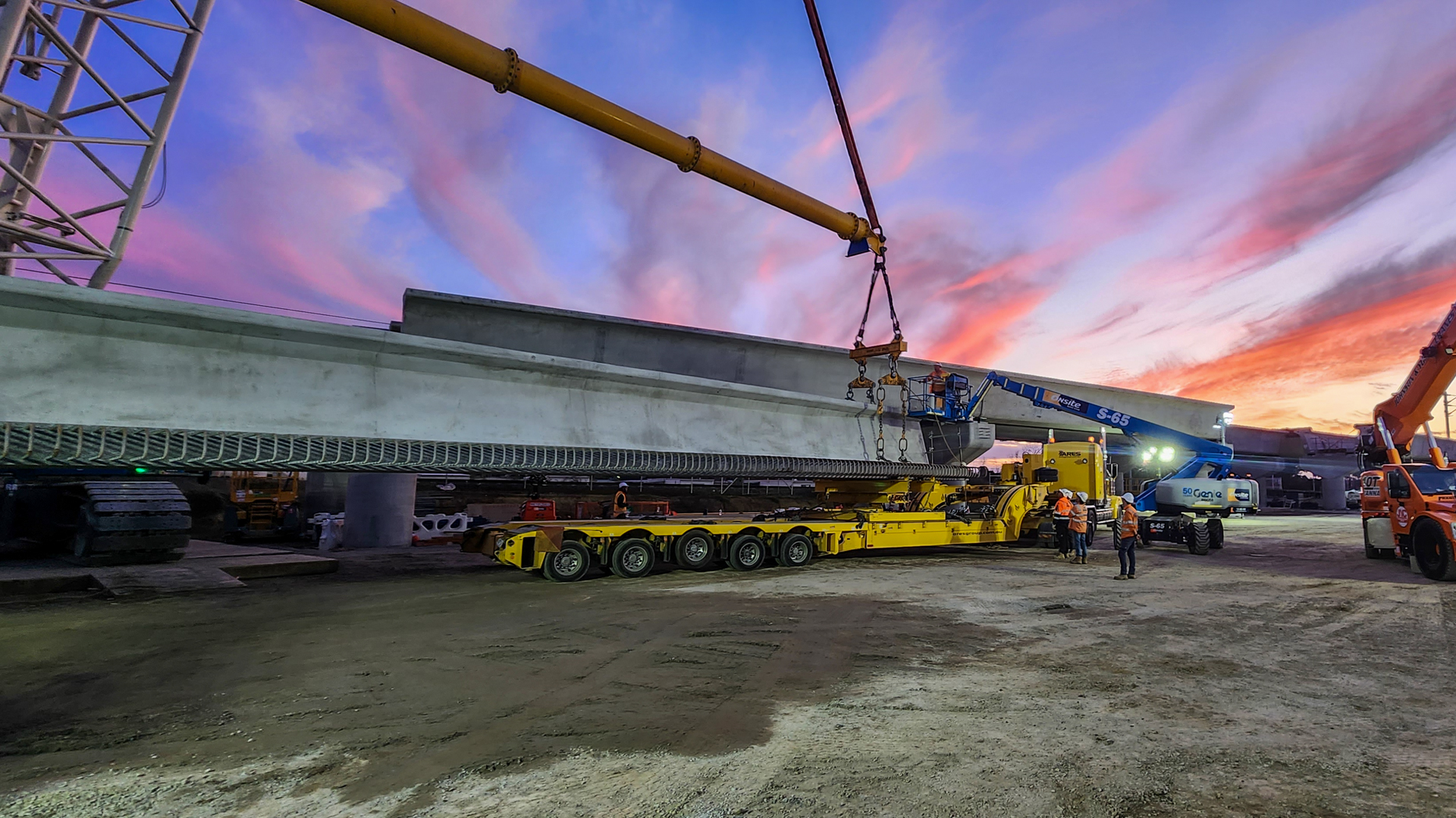 Ares LXRA Loading Beams at Laverton